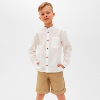 Шорты для мальчика MINAKU: Casual collection цвет бежевый, рост 110 Шорты для мальчика MINAKU: Casual collection цвет бежевый, рост 110