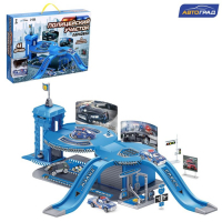 Парковка &laquo;Полицейский участок&raquo;, с 2 металлическими машинами