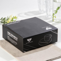 Чайная пара керамическая с ложкой &laquo;Силуэт&raquo;, 2 предмета: кружка 260 мл, тарелка d=19,6 см, рисунок МИКС