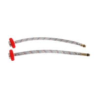 Подводка для смесителя ZEIN, гайка 1/2", штуцер М10, 30 см, ключ для монтажа, набор 2 шт Подводка для смесителя ZEIN, гайка 1/2", штуцер М10, 30 см, ключ для монтажа, набор 2 шт