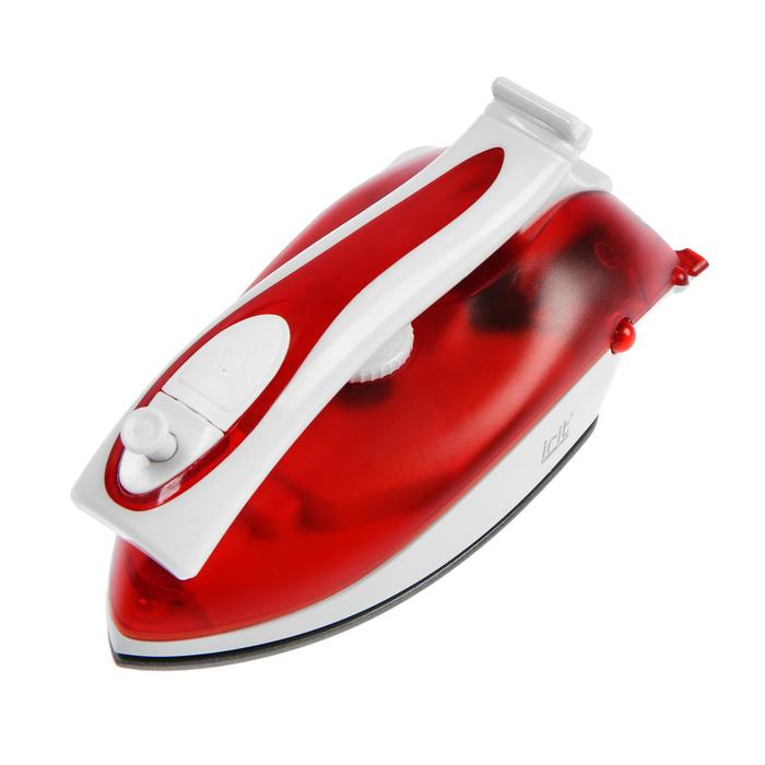 Утюг Irit IR-2305, 800 Вт, тефлоновая подошва, 200 мл, дорожный, бело-красный Утюг Irit IR-2305, 800 Вт, тефлоновая подошва, 200 мл, дорожный, бело-красный