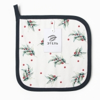 Новый год. Прихватка Этель Snow fun саржа, 19х19см,100% хл,ватин 250г/м2 Новый год. Прихватка Этель Snow fun саржа, 19х19см,100% хл,ватин 250г/м2