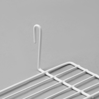 Полка на сетку, 25&times;10,5&times;8 см, цвет белый