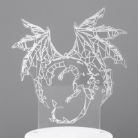 Светильник "Дракон" LED RGB от сети 14,2х9,5х16 см RISALUX Светильник "Дракон" LED RGB от сети 14,2х9,5х16 см RISALUX