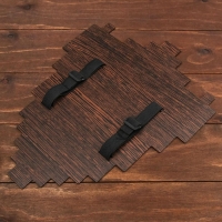 Набор деревянных сувениров "Золотое оружие" щит, меч Набор деревянных сувениров "Золотое оружие" щит, меч