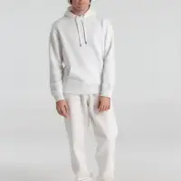 Толстовка с капюшоном унисекс King, белая, размер XS