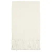 Шарф Flette, белый (молочный)