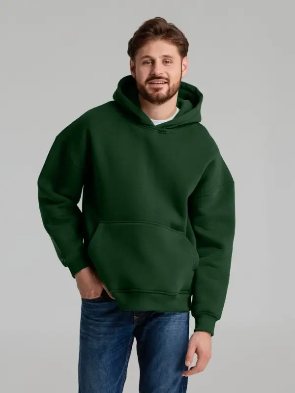 Худи Kulonga Oversize, темно-зеленое, размер ХL/ХХL
