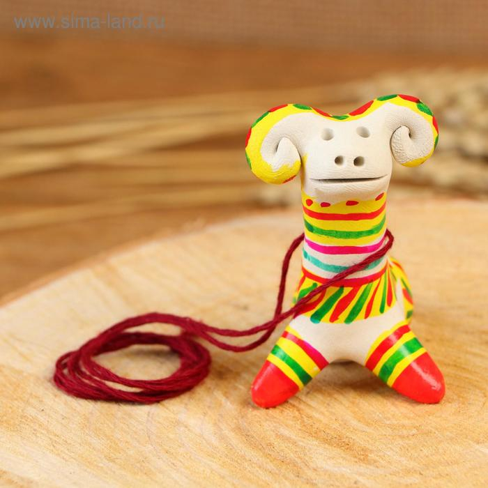 Филимоновская игрушка - свисток &laquo;Баран&raquo;