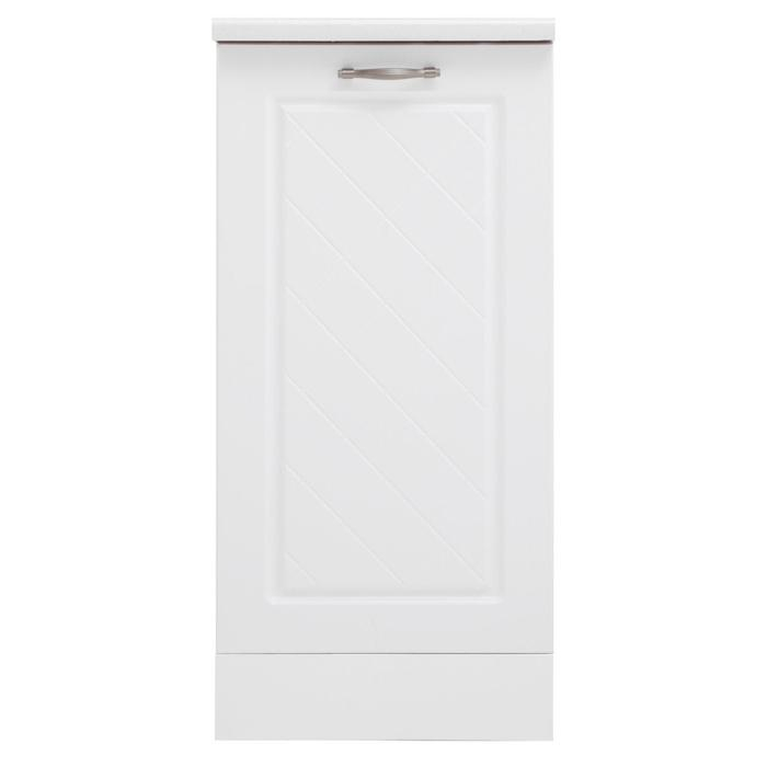 Шкаф напольный ШН 400 Прованс, 400х600х850, МДФ белый/Белый