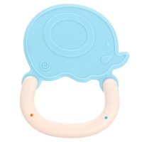 Погремушка &laquo;Слоник&raquo;, с прорезывателем для зубов, пищевой силикон