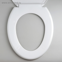 Сиденье для унитаза с крышкой Росспласт "Декор. Орхидея",44,5х37см, цвет белый Сиденье для унитаза с крышкой Росспласт "Декор. Орхидея",44,5х37см, цвет белый