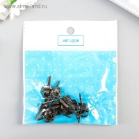 Ручка для шкатулки металл "Молоточек" бронза набор 10 шт С183 1,2х1,2 см Ручка для шкатулки металл "Молоточек" бронза набор 10 шт С183 1,2х1,2 см