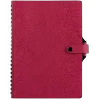 Ежедневник Strep Front на заказ, недатированный, малиновый