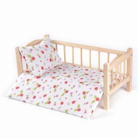 Кукольное постельное «Божьи коровки «: простынь, одеяло 46 × 36 см, подушка 23 × 17 см Кукольное постельное «Божьи коровки «: простынь, одеяло 46 × 36 см, подушка 23 × 17 см