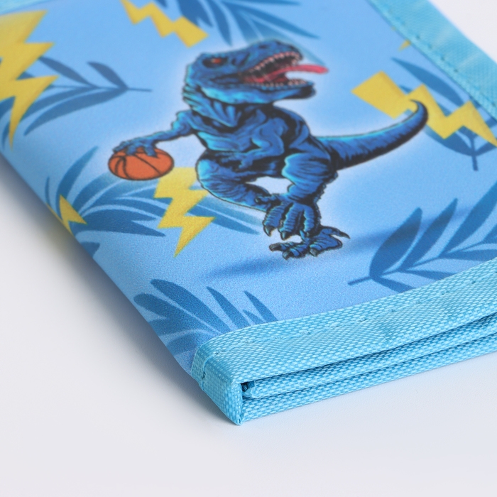 Кошелёк детский на липучке &laquo;Выбражулька&raquo;, цвет голубой