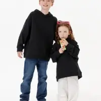 Худи детское оверсайз Houdini, черное, 6 лет