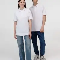 Рубашка поло унисекс Pacific, белая, размер M