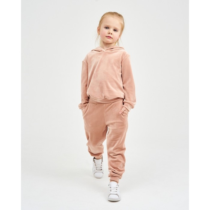 Костюм детский (толстовка, брюки) KAFTAN "Basic line" р.36 (134-140), пудра