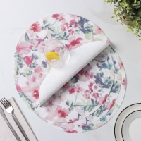 Салфетки сервировочные на стол Доляна «Акварель. Круг», 4 шт, d=38 см Салфетки сервировочные на стол Доляна «Акварель. Круг», 4 шт, d=38 см