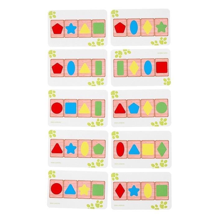 Настольная игра. Повтори по образцу &laquo;Кот&raquo;