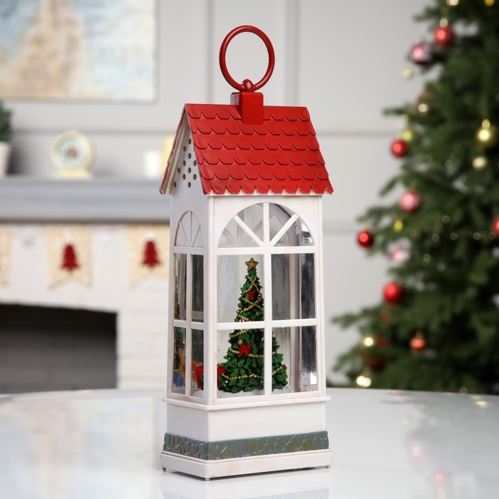 Фигура светодиодная &laquo;Сияние праздника&raquo;, 27.3х10.9х6.3 см, музыка, батарейки ААх3 (не в комплекте), USB, свечение тёплое белое