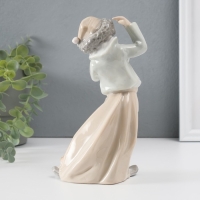 Сувенир керамика "Клоун с собачками" цветной 18,5х11х8 см