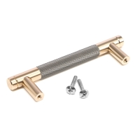 Ручка-рейлинг CAPPIO CRYSTAL, м/о 96 мм, цвет золото/серый Ручка-рейлинг CAPPIO CRYSTAL, м/о 96 мм, цвет золото/серый