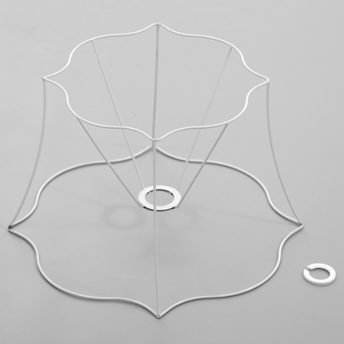 Каркас-основа абажура для торшера Каркас-основа абажура для торшера "Силуэт" Е27 39х39х26см