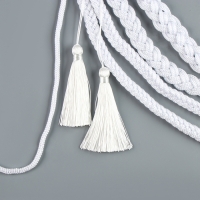 Карнавальный аксельбант &laquo;Солдат на параде&raquo;, белый