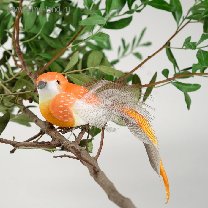 Декор на проволоке птички, микс