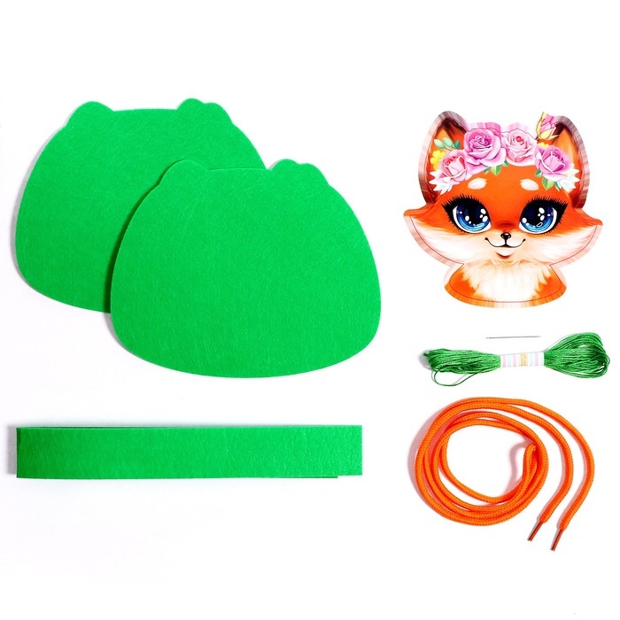 Набор для создания сумки из фетра &laquo;&lrm;Лисенок&raquo;&lrm; с термонаклейкой