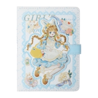 Записная книжка подарочная, А6, 112 листов, цветной блок, с фигурным хлястиком, обложка пвх, "Аниме", МИКС Записная книжка подарочная, А6, 112 листов, цветной блок, с фигурным хлястиком, обложка пвх, "Аниме", МИКС