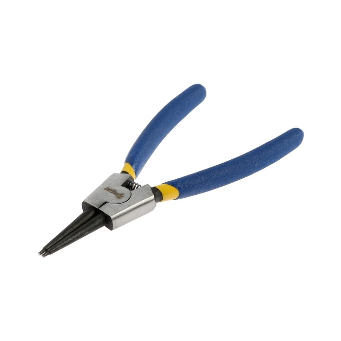 Съемник внешних стопорных колец ТУНДРА, прямые губки на разжим, 150 мм Съемник внешних стопорных колец ТУНДРА, прямые губки на разжим, 150 мм