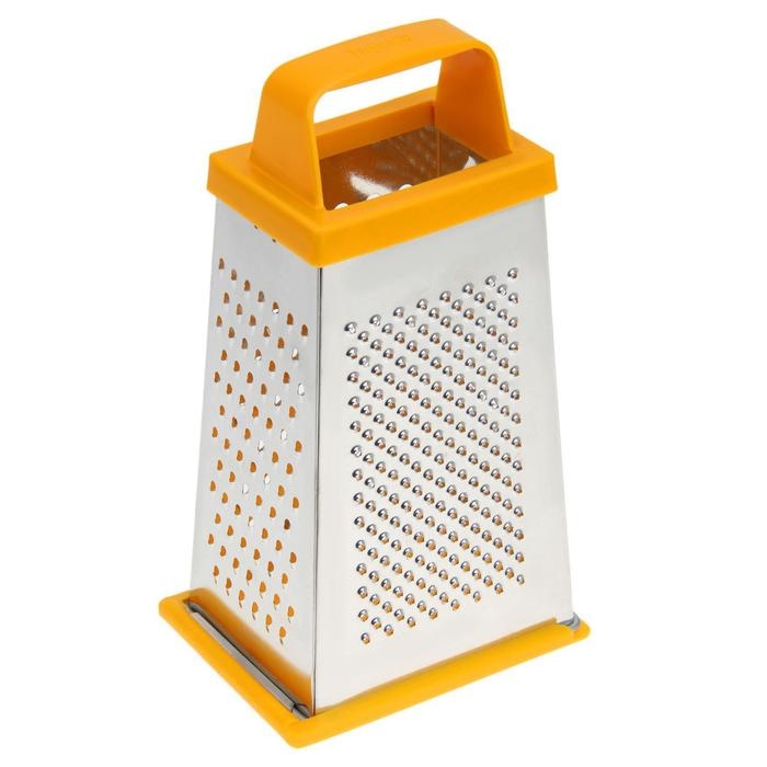 Тёрка «Универсал», 4 грани,с крышкой-дозатором и с пластмассовой ручкой 11×8,5×22 см, цвет МИКС Тёрка «Универсал», 4 грани,с крышкой-дозатором и с пластмассовой ручкой 11×8,5×22 см, цвет МИКС