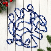 Бусы на ёлку 2,7 м "Бочонки и волна" микс Бусы на ёлку 2,7 м "Бочонки и волна" микс