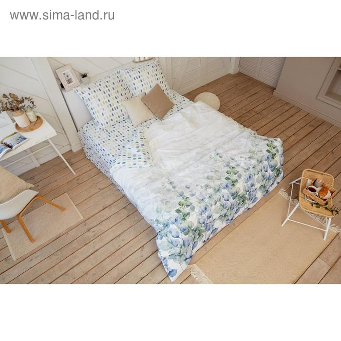 Постельное бельё &laquo;Этель&raquo; 1.5 сп Eucalyptus 143х215 см, 150х214 см, 70х70 см - 2 шт