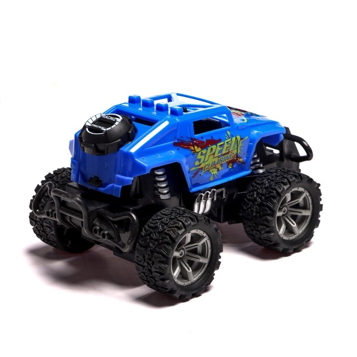 Джип радиоуправляемый «Кросс», работает от аккумулятора, цвет синий Джип радиоуправляемый «Кросс», работает от аккумулятора, цвет синий