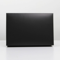 Коробка подарочная складная, упаковка, &laquo;Черная&raquo;, 30 х 20 х 9 см