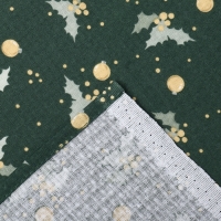 Простыня для бани "Новогодние шары" 150х180 см, хлопок, ваф. полотно Простыня для бани "Новогодние шары" 150х180 см, хлопок, ваф. полотно