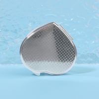 Зеркало складное, 7 &times; 6 см, цвет серебристый