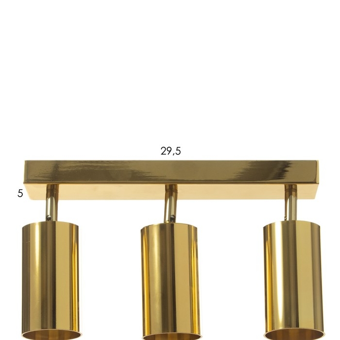 Спот "Этнес" 3хGU10 золото 50х6,5х16,5 см
