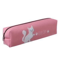 Пенал школьный на молнии "Кот", МИКС Пенал школьный на молнии "Кот", МИКС