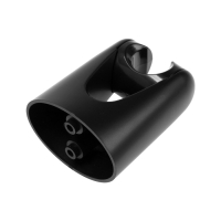 Держатель для душевой лейки ZEIN Z105, регулируемый, черный Держатель для душевой лейки ZEIN Z105, регулируемый, черный