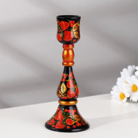 Подсвечник, 20х8 см, хохлома Подсвечник, 20х8 см, хохлома