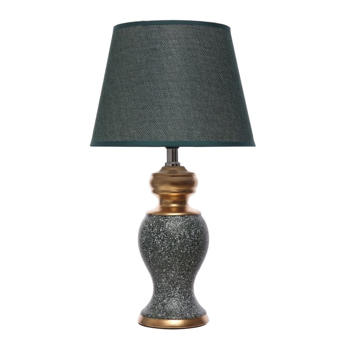 Настольная лампа Настольная лампа "Ламина" Е14 40Вт зелено-золотой 22х22х40 см