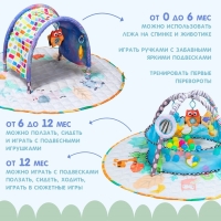 Развивающий игровой набор 5 в 1 «Коврик-мешок и игровой центр», 30 шаров, 83х71х0,5 см. Развивающий игровой набор 5 в 1 «Коврик-мешок и игровой центр», 30 шаров, 83х71х0,5 см.