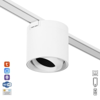 Светильник трековый ULTRA "Бочонок B" LED 6Вт 3000K-5700К CRI90 белый 8х8х7,5см Светильник трековый ULTRA "Бочонок B" LED 6Вт 3000K-5700К CRI90 белый 8х8х7,5см