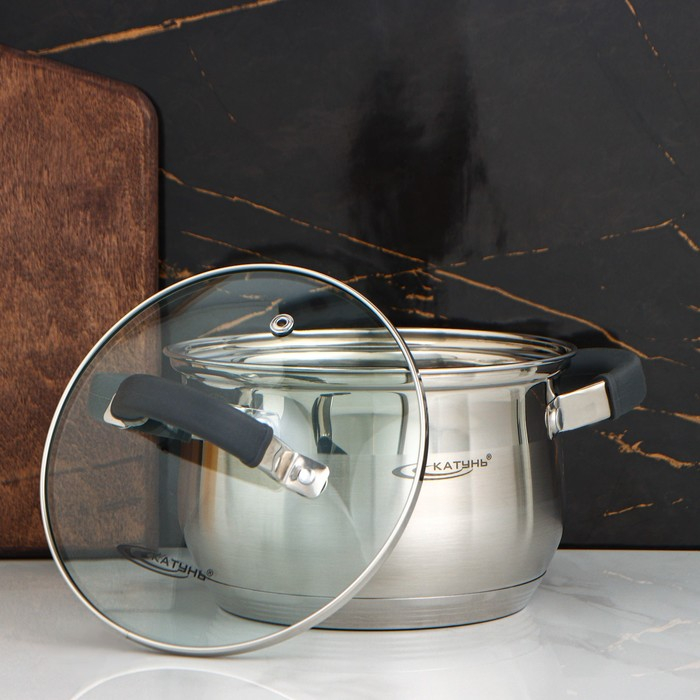 Кастрюля &laquo;Ирида&raquo;, 1.9 л, d=16 см, капсульное дно, индукция