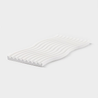 Блюдо для подачи из гипса Sands of Athens 25&times;12,5&times;1 см, цвет белый